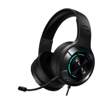 Наушники с микрофоном Edifier G30II Black {7.1 виртуальным объемным звуком,Световые эффекты RGB: постепенно меняющиеся цвета, поддерживаемые технологи