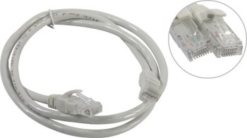 Кабель UTP ExeGate <UTP-RJ45-RJ45-C6-CU-1M-GY> Patch Cord UTP кат.6, 1м, серый <EX282004RUS>