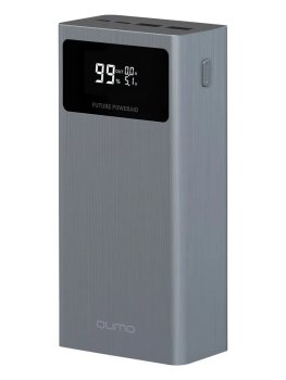 Портативный аккумулятор QUMO Future PowerAid 30000mAh, серый