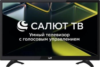 Телевизор-LCD 23.8" LEFF 24F690T (1920x1080, HDMI, LAN, WiFi, BT, USB, DVB-T2, SmartTV)