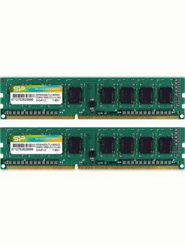 Silicon Power Оперативная память DDR3 1600 МГц 2x4 ГБ (SP008GBLTU160N22)