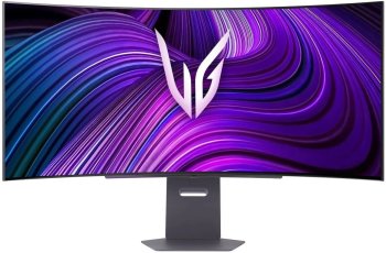 Монитор 45" LG UltraGear 45GX90SA-B OLED 3440x1440, 240 Гц, 0.03 мс, 21:9, 1300 кд/м² (пиковая), 2×HDMI 2.1, DP 1.4, USB-C (65 Вт PD), USB Hub, 3.5 Ja