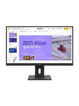 Монитор Lenovo 27" E27q-40, 16:9, IPS, QHD, 4ms, 350cd, 100Hz, HDMI, DP, SPK, HAS