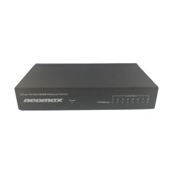 Коммутатор NEOMAX неуправляемый NMS-108P-1000-S, 8 портов 1000 Mbps, металл
