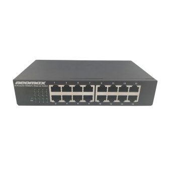 Коммутатор NEOMAX неуправляемый NMS-116P-100-S, 16 портов 100 Mbps, металл desktop