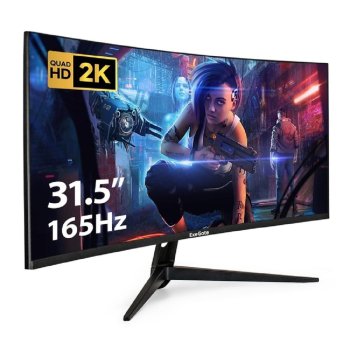 Монитор LCD ExeGate 31.5" EC3200TA Combat {VA Curved 2560x1440 165Hz 1ms 16:9 300cd 3500:1 178/178 HDMI2.0 2xDisplayPort Speakers RGB-подсветка} [EX29