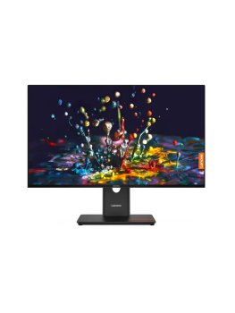 Монитор 27" Lenovo T27Q-40 IPS 2560x1440, 120 Гц, 4 мс, 16:9, 350 кд/м², 2×HDMI 2.1, DP 1.4, USB-C (PD), USB Hub (3×USB 3.2 Gen1), 3.5 Jack, HDR10, че