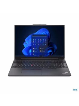Ноутбук Lenovo 16", Intel Core i7-1355U, RAM 16 ГБ, SSD, Intel Iris Xe Graphics, Без системы, (21JN009NRT), черный, Русская раскладка