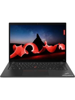 Ноутбук Lenovo 14", Intel Core i7-1355U, RAM 32 ГБ, SSD, Intel Iris Xe Graphics, Windows Pro, (21F7S76C00), черный, Русская раскладка