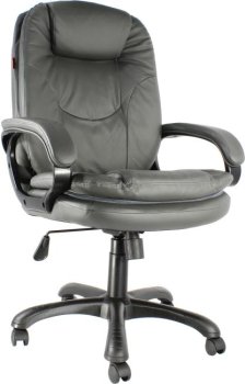 Кресло руководителя <7128004> Офисное кресло Chairman 668 Россия экопремиум серый