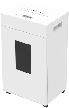 Уничтожитель бумаги Cactus CS-SH-K9 белый (секр.P-4) перекрестный 15лист. 48лтр. скрепки скобы пл.карты