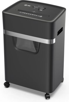 Уничтожитель бумаги Cactus CS-SH-E5 (секр.P-4) фрагменты 12лист. 20лтр. скрепки скобы пл.карты