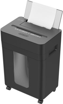 Уничтожитель бумаги Cactus CS-SH-D8 с автоподачей (секр.P-4) фрагменты 150лист. 24лтр. скобы пл.карты