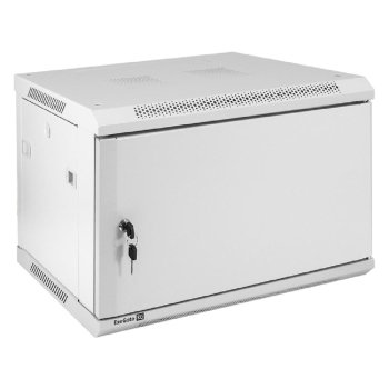 Шкаф Exegate EX298611RUS телекоммуникационный 19" настенный 6U ExeGate EC-WM-6U.450.M.GREY (19”, 6U, 600x450x370mm (ШхГхВ), передняя дверь металл, съе