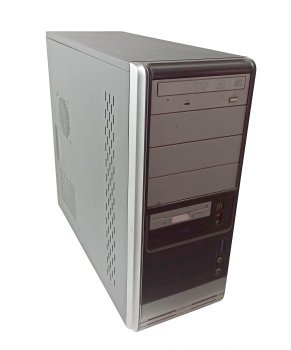 *Системный блок (mATX 500W/AMD Ryzen 5 2600 3.4GHz/RAM 16GB/GT710 1G/SSD 128GB/HDD 1Tb/без ОС) (б/у)