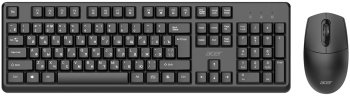 Комплект клавиатура + мышь Acer OCC501 клав:черный мышь:черный USB Multimedia (ZL.ACC11.00H)