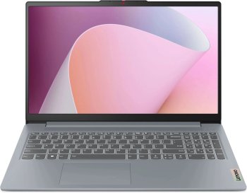 Ноутбук Lenovo IdeaPad Slim 3 15AMN8 Ryzen 5 7520U 16Gb SSD1Tb AMD Radeon 610M 15.6" IPS FHD (1920x1080) без ОС grey WiFi BT Cam (82XQ012DPS)