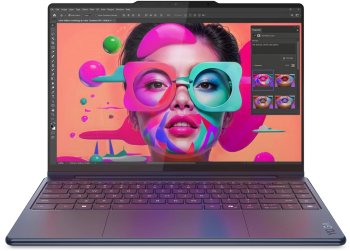 Ноутбук Lenovo Yoga 9 14ILL10 Core Ultra 7 256V 16Gb SSD1Tb Intel Arc 140V 14" OLED Touch 2.8K (2880x1800) Windows 11 Home blue WiFi BT Cam Bag (83LC0