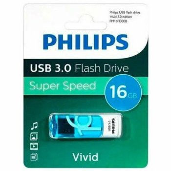Накопитель USB Philips Vivid <FM16FD00B/97> USB3.0 Flash Drive 16Gb (RTL)