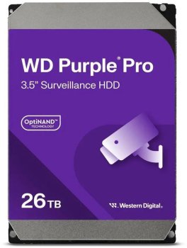 Жесткий диск WD SATA-III 26Тб WD260PURP Purple Pro (7200rpm) 512Mb 3.5"