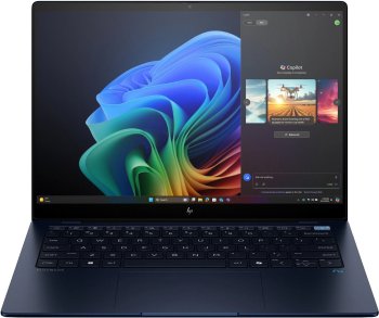 Ноутбук HP EliteBook Ultra G1q8 Snapdragon X Plus X1P-42-100 16Gb SSD512Gb Qualcomm Adreno 14" IPS 2.2K (2240x1400) Windows 11 Pro 64 dk.blue WiFi BT