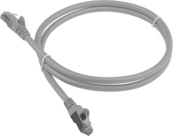 Кабель FTP Lanmaster LAN-PC45/S6-2.0-GY FTP RJ-45 вил.-вилка RJ-45 кат.6 2м серый LSZH