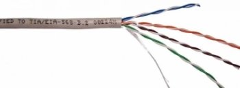 Кабель FTP Lanmaster TWT-6FTP-LSZH кат.6 FTP 4 пары 24AWG LSZH 305м белый