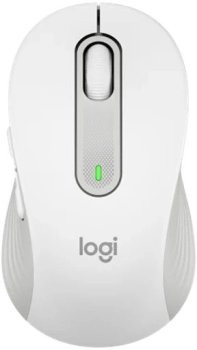 Мышь беспроводная Logitech M650 белый оптическая 4000dpi BT/Radio USB 4but (910-006261)
