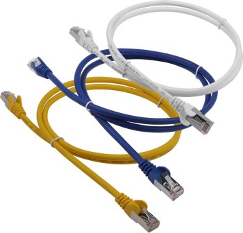 Кабель FTP LANMASTER LSZH FTP кат.5e, 1.0 м, красный