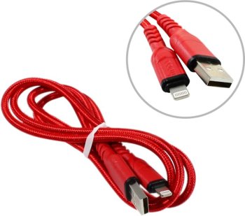 Кабель Hoco X59 Red <744876> USB AM-->Lightning 1м