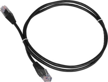 Кабель UTP Lanmaster TWT-45-45-20-BK UTP RJ-45 вил.-вилка RJ-45 кат.5E 20м черный ПВХ