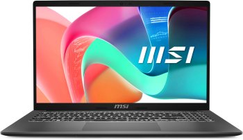 Ноутбук MSI Modern 15 F1MG/15.6"/IPS/Intel Core 5 120U/16GB/512GB SSD/Intel Graphics/DOS/серый/1.7kg
