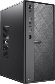 Корпус Accord ACC-1603 черный без БП mATX 1x80mm 2xUSB2.0 audio