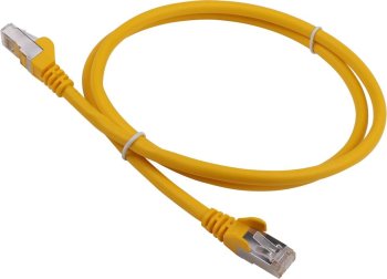 Кабель FTP Lanmaster LAN-PC45/S6A-5.0-YL FTP RJ-45 вил.-вилка RJ-45 кат.6A 5м желтый LSZH (уп.:1шт)