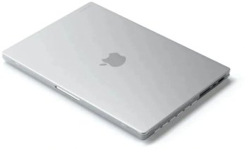 Чехол для ноутбука 16" Satechi Eco Hardshell прозрачный пластик (ST-MBP16CL)