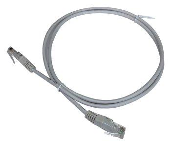 Кабель UTP Lanmaster TWT2-45-45-1.0-GY UTP RJ-45 вил.-вилка RJ-45 кат.5E 1м серый ПВХ