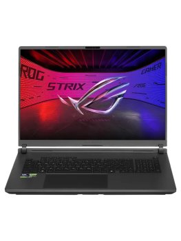Ноутбук Asus ROG Strix G18 игровой 15.60", AMD Ryzen 7 170, RAM 32 ГБ, SSD 1024 ГБ, NVIDIA GeForce RTX 5070 Ti для ноутбуков (12 Гб), Без системы, (90