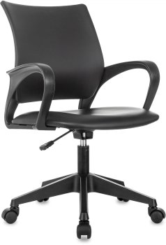 Кресло офисное Бюрократ CH-695NLT черный экокожа крестов. пластик