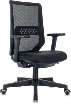 Кресло эргономичное Бюрократ MC-611N черный TW SQU BL E9181_BL сетка/ткань крестов. пластик