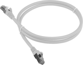 Кабель FTP Lanmaster LAN-PC45/S6-2.0-WH FTP RJ-45 вил.-вилка RJ-45 кат.6 2м белый LSZH