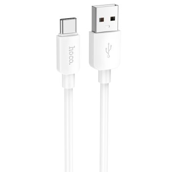 Кабель USB2.0 Hoco AM/Type-C, 6A, X96, 1м, белый, коробка (23747)