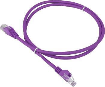 Кабель UTP Lanmaster LAN-PC45/U6-3.0-VI UTP RJ-45 вил.-вилка RJ-45 кат.6 3м фиолетовый LSZH (уп.:1шт)