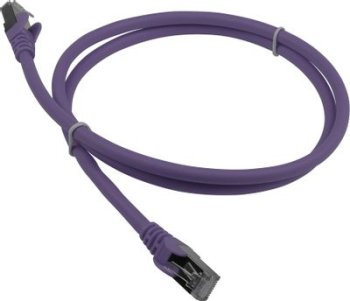 Кабель FTP Lanmaster LAN-PC45/S6A-10-VI FTP RJ-45 вил.-вилка RJ-45 кат.6A 10м фиолетовый LSZH