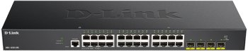 Коммутатор D-Link DGS-1250-28X/RU/A1A (L2) 24x1Гбит/с 4SFP+ управляемый