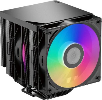 Вентилятор PcCooler RT620Pro TC ARGB Soc-AM5/AM4/1151/1200/2066/1700 черный 4-pin 34.9dB Al+Cu 265W Ret (RT620PROTC-BKAWYX-GL)