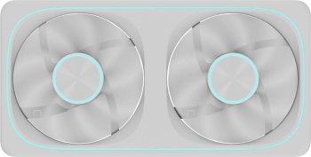 Вентилятор для корпуса Formula Air Fusion 2 ARGB 120х120x28 белый 4-pin 33.46дБ (упак.:2шт) (AIR FUSION 2 WH) Ret