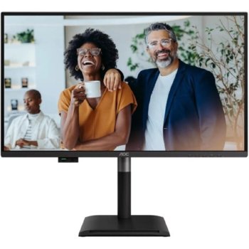 Монитор 27" AOC Q27P4CV IPS QHD, 120 Гц, 4 мс, 16:9, 350 кд/м², HDMI, DP x2, USB-C (PD), LAN, встроенные динамики, черный