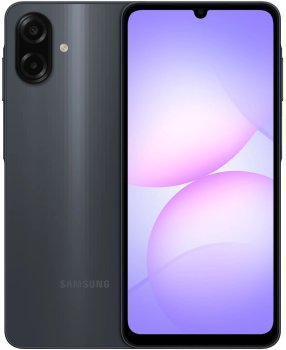 Смартфон Samsung SM-A075F Galaxy A07 64Gb 4Gb черный моноблок 3G 4G 2Sim 6.7" 720x1600 Android 15 50Mpix 802.11 a/b/g/n/ac GPS GSM900/1800 GSM1900 Pro