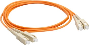 Кабель волоконно-оптический Lanmaster LAN-2LC-2SC/OM3-2.0 2x50/125 OM3 LC дуплекс-SC дуплекс 2м LSZH