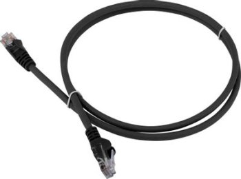 Кабель UTP Lanmaster LAN-PC45/U5E-10-BK UTP RJ-45 вил.-вилка RJ-45 кат.5E 10м черный LSZH